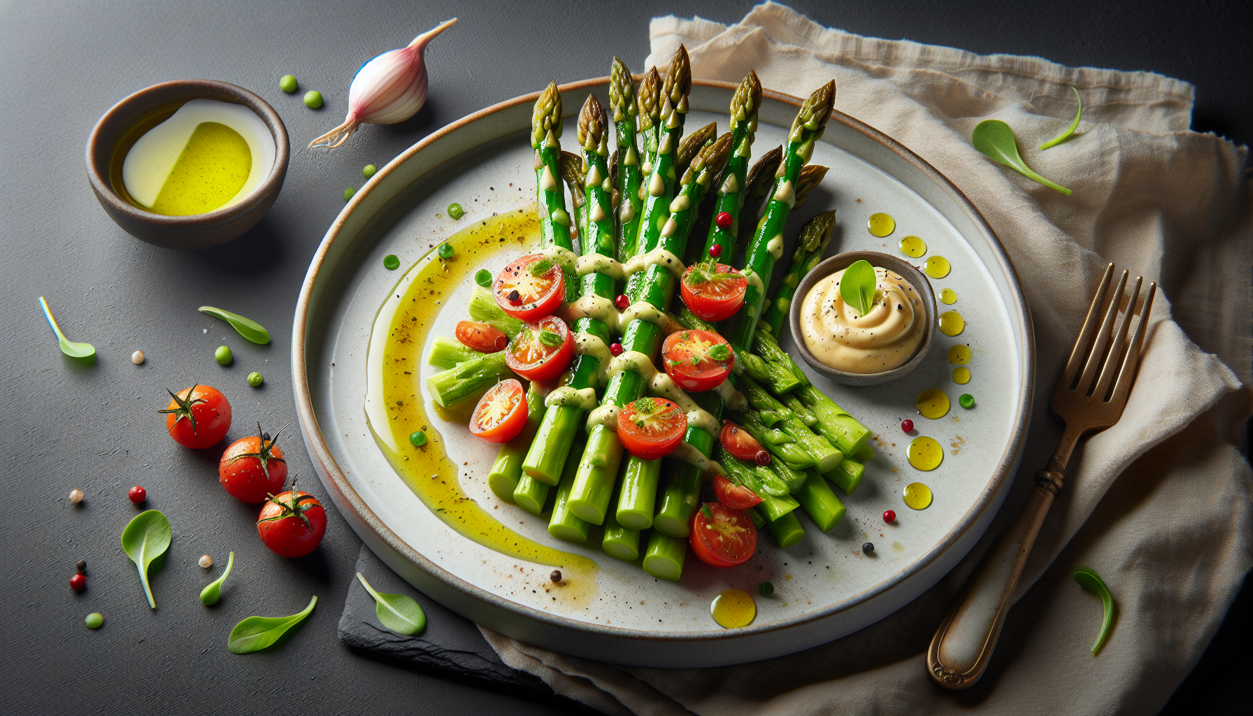 antipasto con asparagi